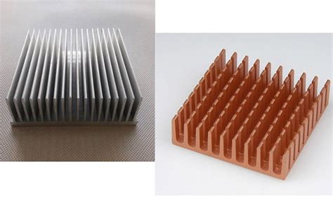 Are aluminum heatsinks better then copper heat sinks?