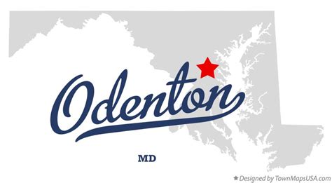 Map of Odenton, MD, Maryland