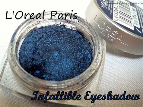 L'Oreal Paris Infallible All Night Blue Eyeshadow Review, Swatches, EOTD