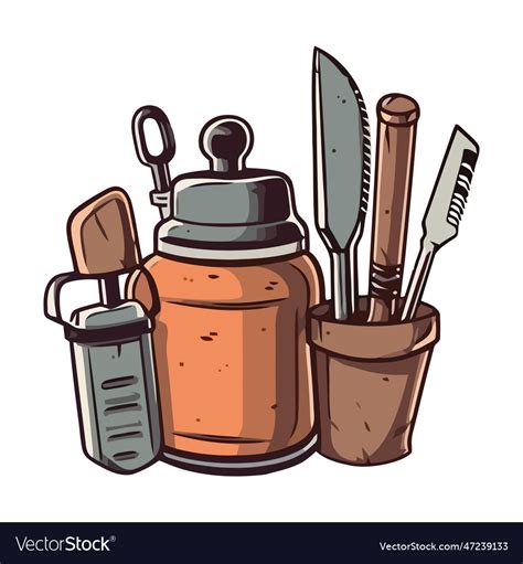 Carpentry tools in design Royalty Free Vector Image