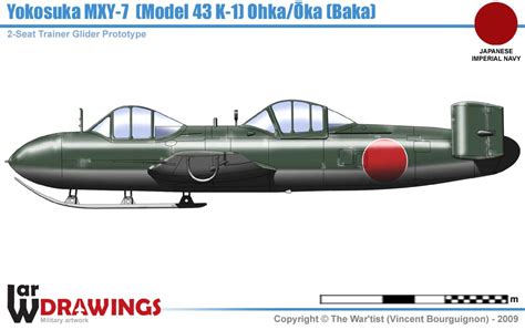 Yokosuka MXY-7 model 1943 K-1 Ohka