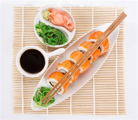 Download Rice Chopsticks Seafood Fish Food Sushi 4k Ultra HD Wallpaper