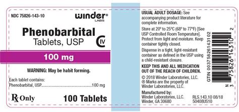 Phenobarbital - FDA prescribing information, side effects and uses