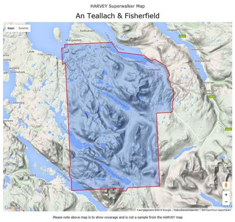 Hiking Map - An Teallach & Fisherfield | Harvey Maps - Superwalker Map – MapsCompany - Travel ...