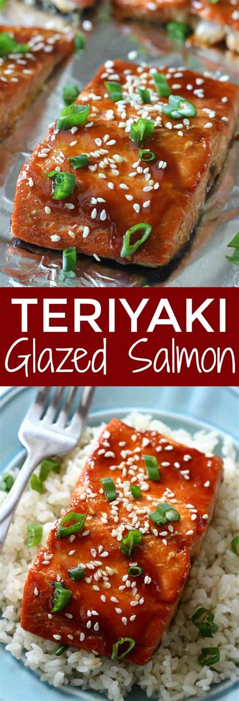 Teriyaki Glazed Salmon Recipe - Belle of the Kitchen