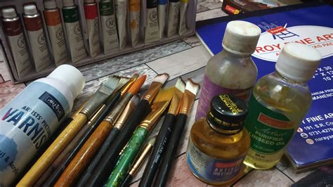 Oil Painting Supplies || Materials for beginners || Ishpreet Kaur || - YouTube