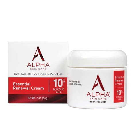 Buy Alpha Skin Care Essential Renewal Cream | Anti-Aging Formula | 10% Glycolic Alpha Hydroxy ...