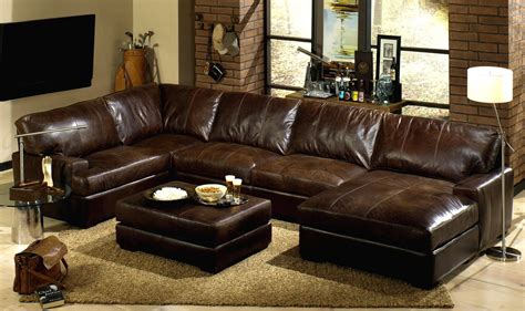 2024 Latest Traditional Leather Sectional Sofas