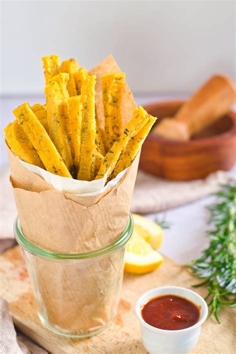 Crispy Polenta Fries Recipe - Healthy Plant-Based Side Dish The Holy Mess