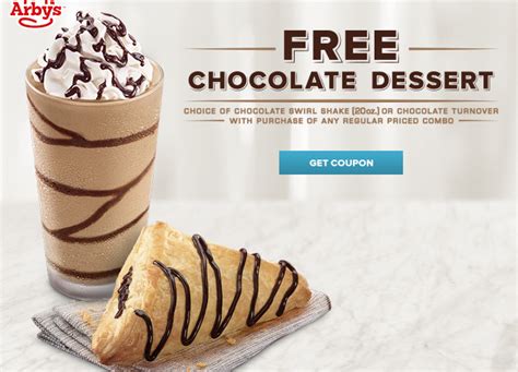 FREE Chocolate Dessert at Arby's with Combo Purchase - Thrifty Jinxy