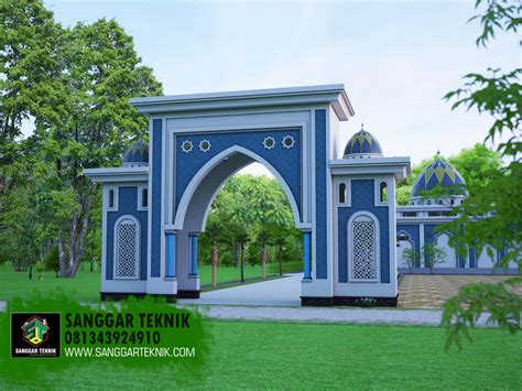 DESAIN GAPURA / GERBANG MASJID TERBARU | SANGGAR TEKNIK