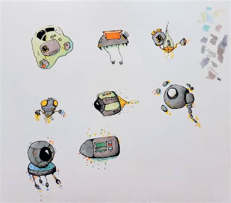 Nanobots. : r/drawing