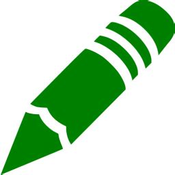 Green crayon icon - Free green crayon icons