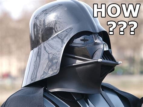 Make a Darth Vader Helmet - A Step By Step Guide