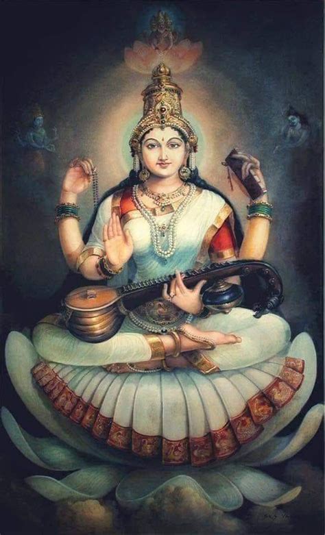 Saraswathi | Hindu art, Indian paintings, God art