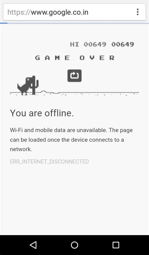 Google Chrome Offline Hidden Game – Way2Heart