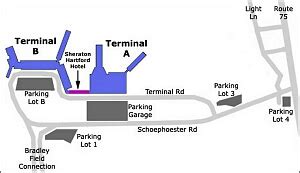 Airport Parking Maps For Boise, Burbank, Burlington, BWI