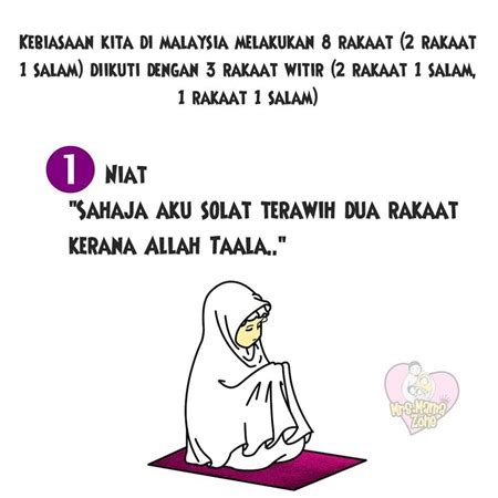 Panduan Solat Sunat Terawih Sendirian Bagi Ibu-ibu Di Rumah ...