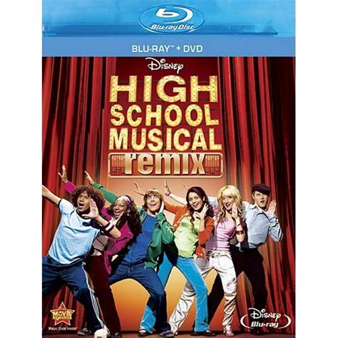 High School Musical (Remix Edition) (Blu-ray + DVD) - Walmart.com ...