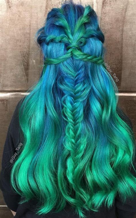 Vert Couleur des Cheveux des Idées pour 2017 Votre Coiffure | Turquoise hair color, Hair styles ...