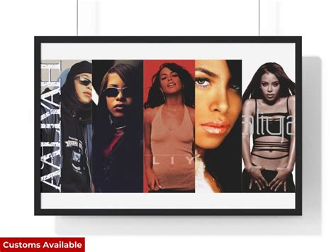 Aaliyah Album Cover Poster Digital Print Music Posters A - Etsy