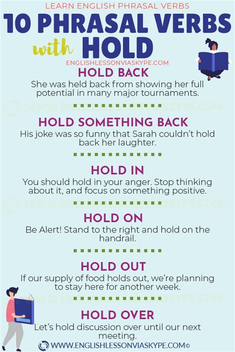 10 Phrasal Verbs with Hold - Learn English with Harry 👴 | Learn english, Learn english words ...