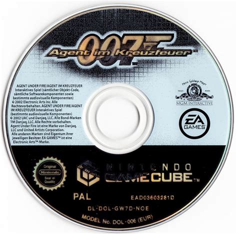 007: Agent Under Fire (2002) GameCube box cover art - MobyGames