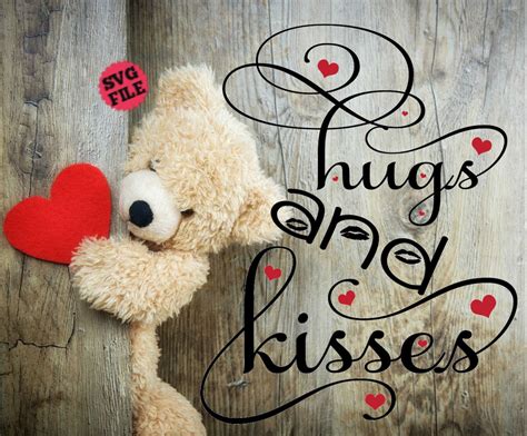 Kisses And Hugs Images - Printable Template Calendar