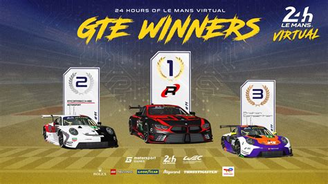 Le Mans Virtual on Twitter: "🏆Your GTE Podium at Le Mans🏆 The triple crown for @teamredlinesim ...