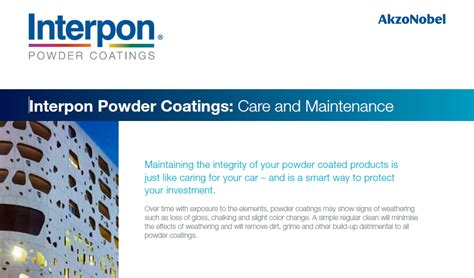 Interpon Maintenance - Protective Powder Coating