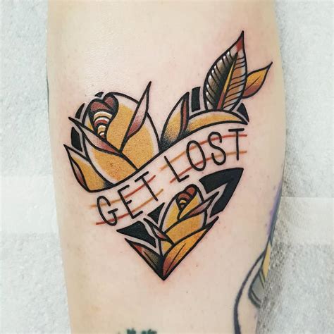 Get lost tattoo by @rabtattoo - Tattoogrid.net