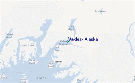 Valdez, Alaska Tide Station Location Guide