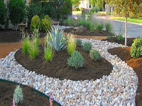 Rock Lawn Ideas : Awesome Front Yard Landscaping Ideas With Rocks Small ...