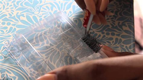 DIY How To Make Strip Eyelashes - YouTube