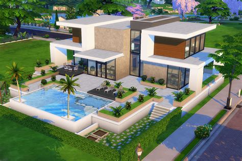 Modern House Design for Sims 4