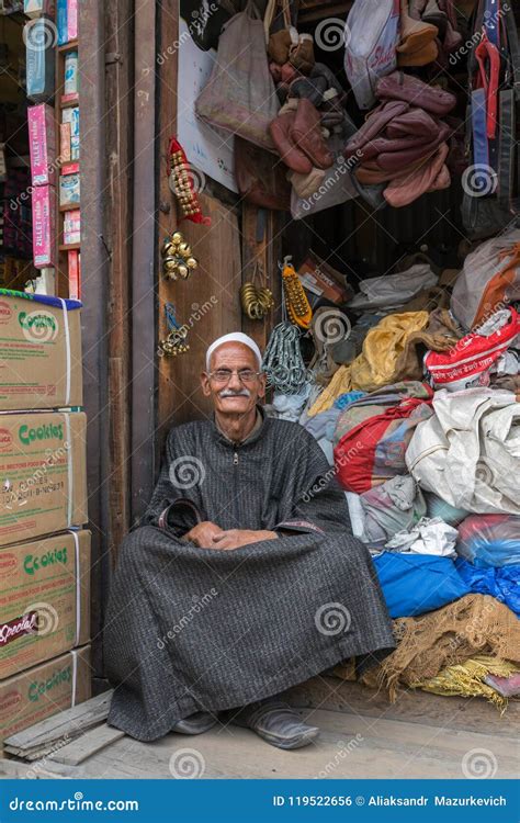 A Portrait of an Unidentified Kashmiri Muslim Man Wearing Traditional ...