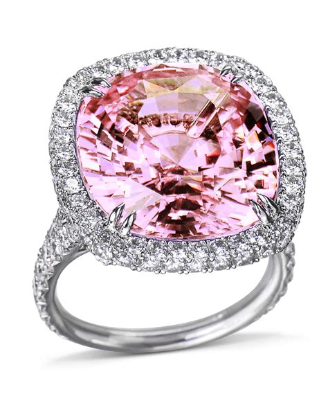 Natural Pink Sapphire and Diamond Ring - Turgeon Raine