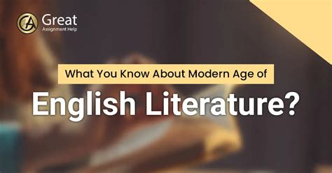 Understand Everything about English Modern Literature