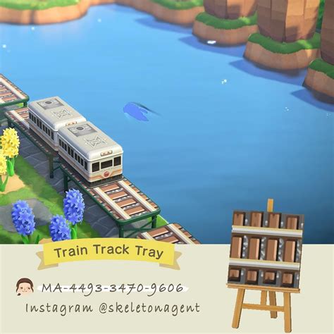 Animal Crossing Designs on Instagram: "I love this detailed train track ...