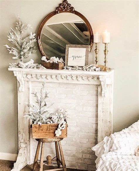 Fake Mantel Decor