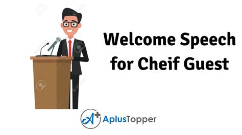 Welcome Speech for Chief Guest | Best Welcome Speech for Chief Guest in ...