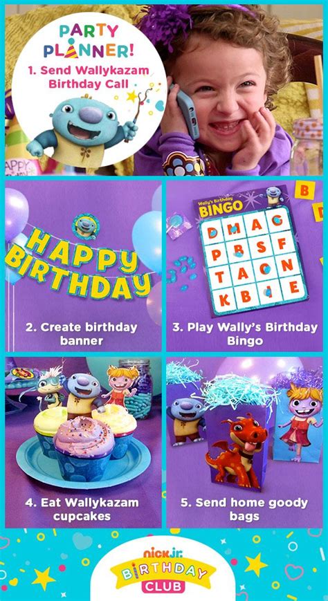 Wallykazam Party Day Planner | Birthday fun, Kids birthday, Birthday