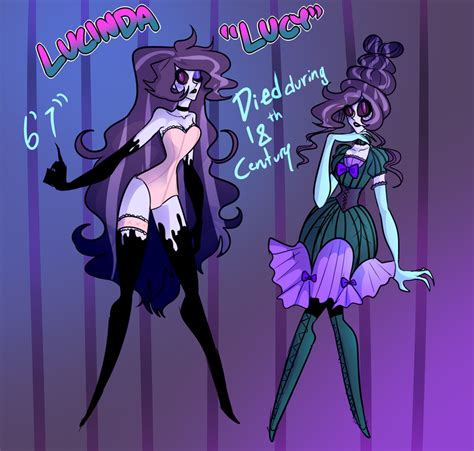 HAZBIN HOTEL OC: Lucinda Ref sheet by VerenaVenus on DeviantArt