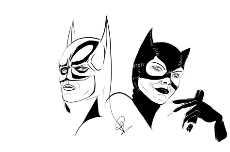 [Fan Art] Batman & Catwomen by me : r/DCcomics