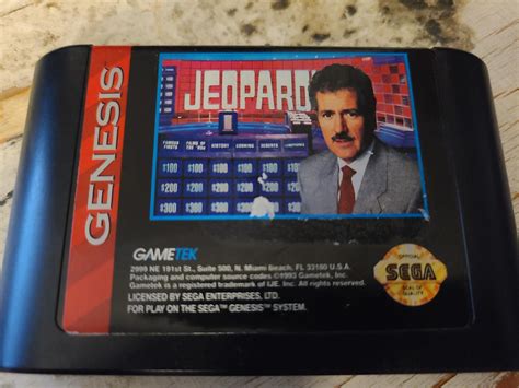 Jeopardy Deluxe Edition Prices Sega Genesis | Compare Loose, CIB & New ...