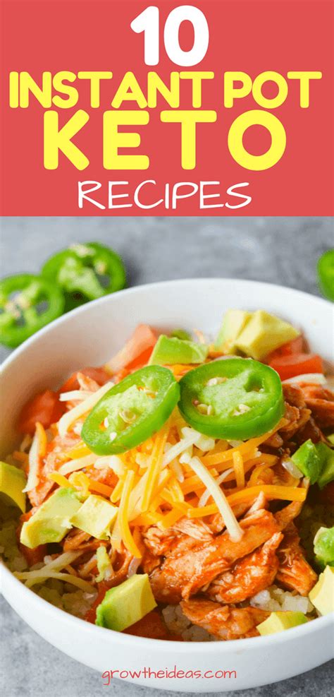 10 Instant Pot Keto Recipes To Try Tonight While Doing The Ketogenic Diet | Recipes, Keto ...