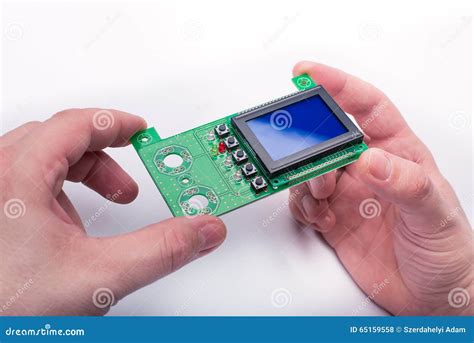 Circuit board with display stock photo. Image of display - 65159558