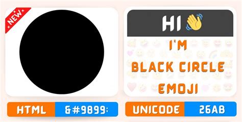 Black Circle Emoji Copy Paste, ⚫ Meaning | Unicode