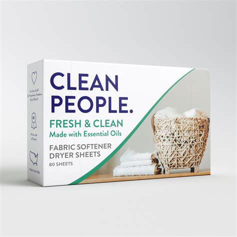 All Natural Fabric Softener Dryer Sheets - Clean People