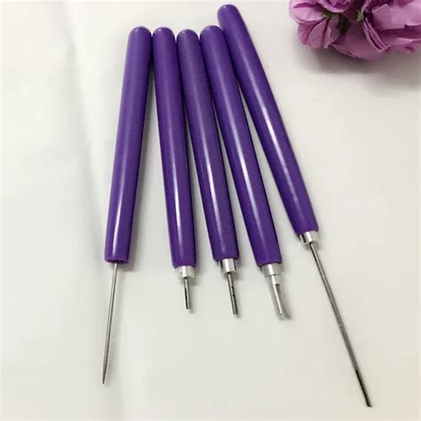 5pcs/lot New Paper Craft Tool Quilling Paper Pen DIY Origami Scrapbooking Slotted Paper Quilling ...